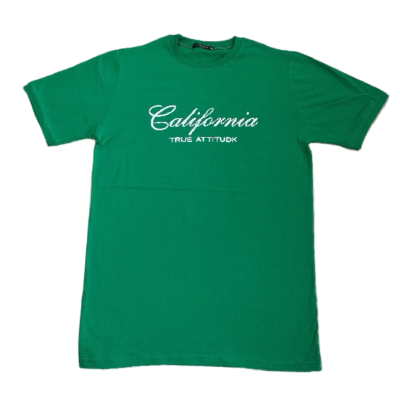 تیشرت مردانه طرح کالیفرنیا (california) سبز